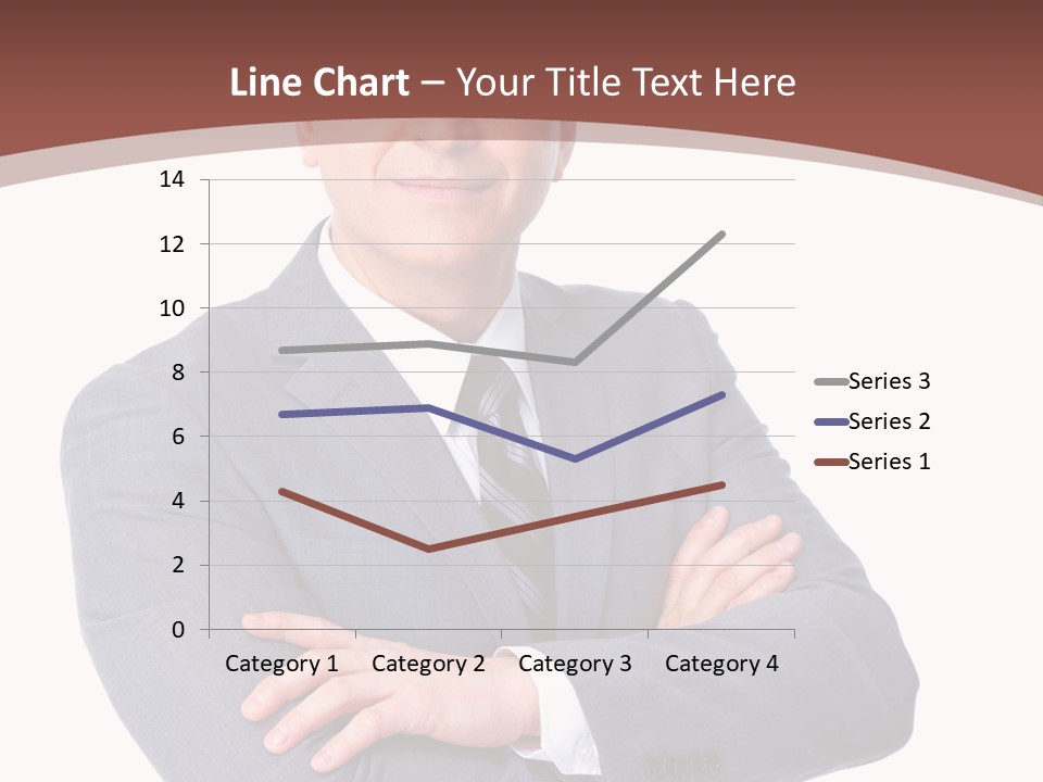 Smiling Manager Bookkeeper PowerPoint Template