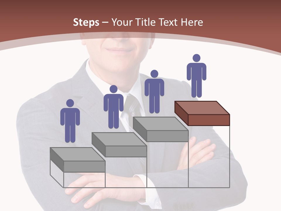 Smiling Manager Bookkeeper PowerPoint Template