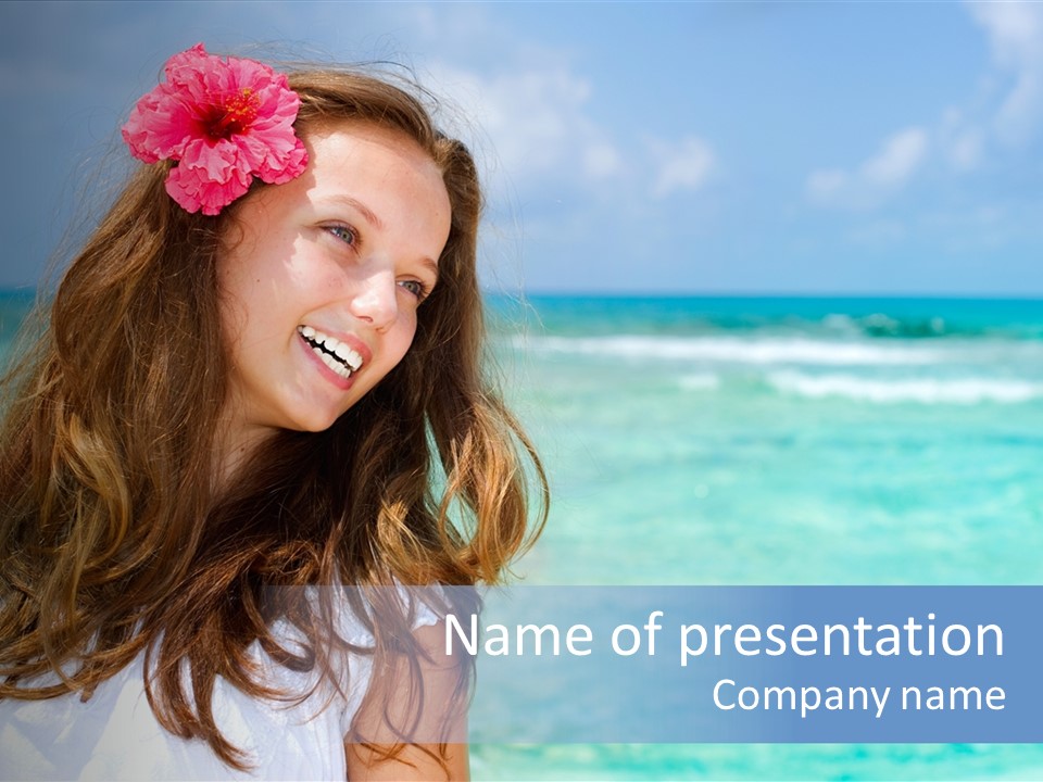 Summer Water Health PowerPoint Template