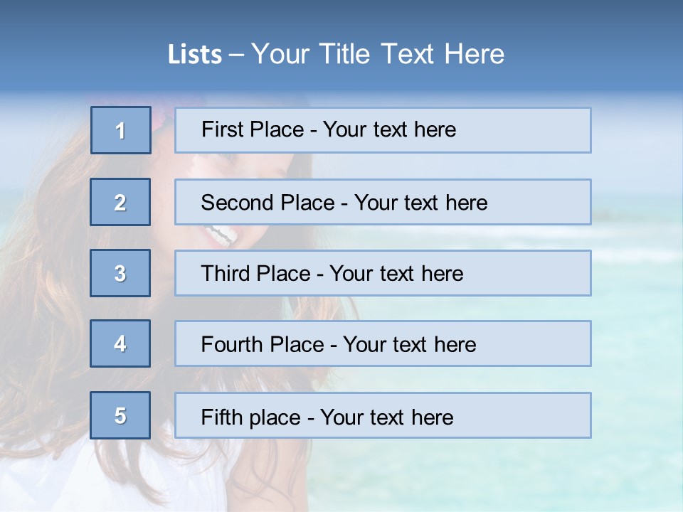 Summer Water Health PowerPoint Template