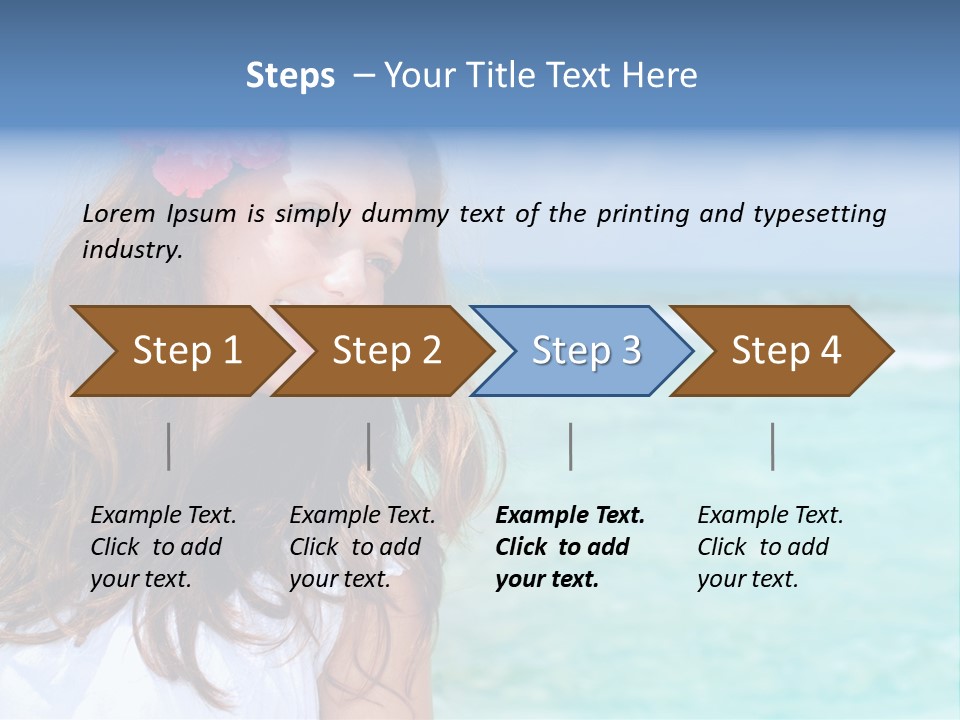 Summer Water Health PowerPoint Template