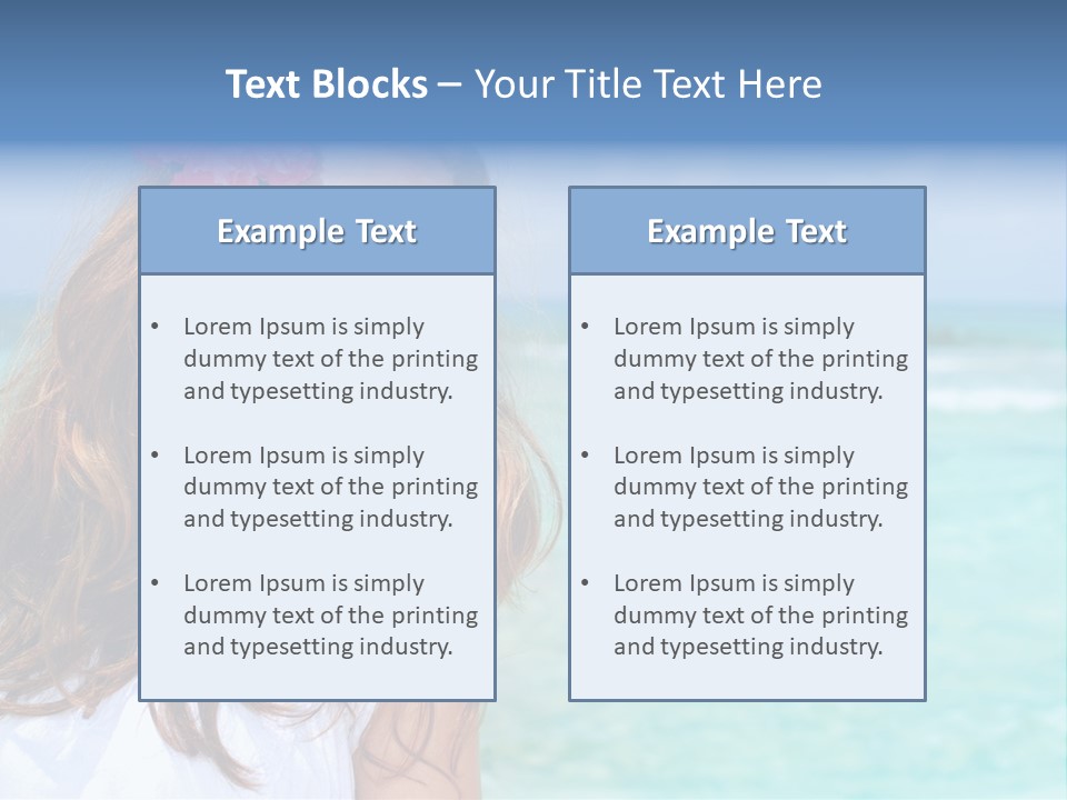 Summer Water Health PowerPoint Template