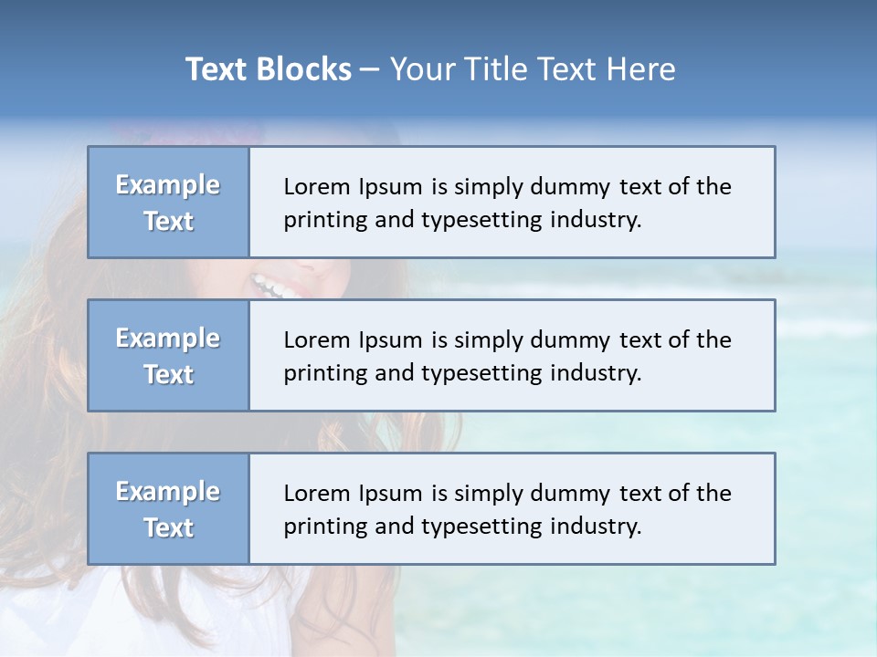 Summer Water Health PowerPoint Template