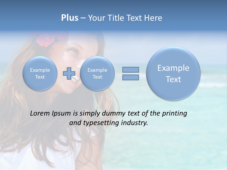 Summer Water Health PowerPoint Template