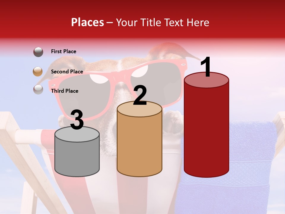 Summertime Tropical Back PowerPoint Template