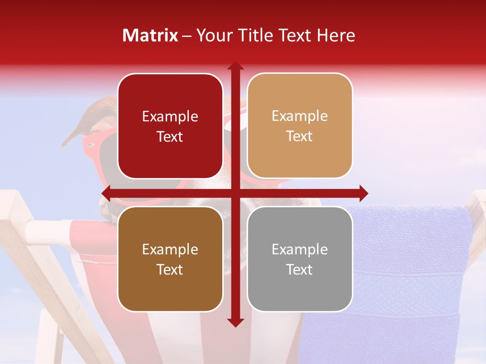 Summertime Tropical Back PowerPoint Template