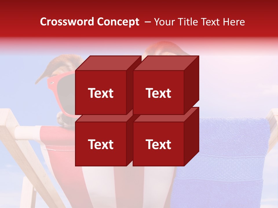 Summertime Tropical Back PowerPoint Template