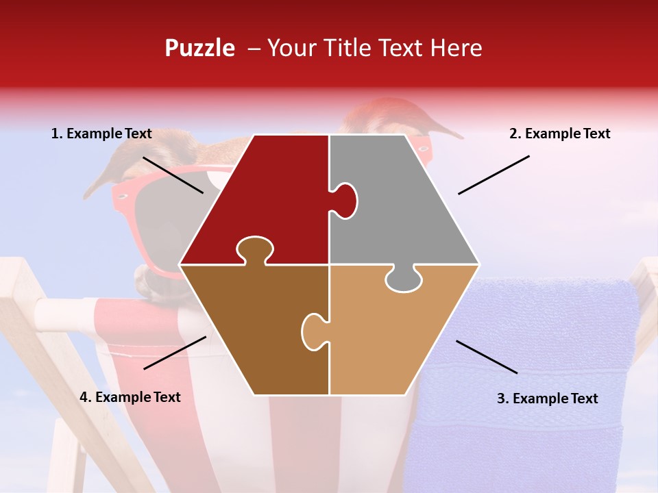 Summertime Tropical Back PowerPoint Template