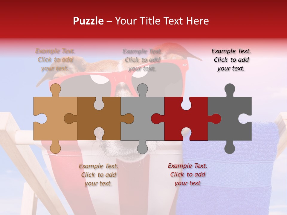 Summertime Tropical Back PowerPoint Template