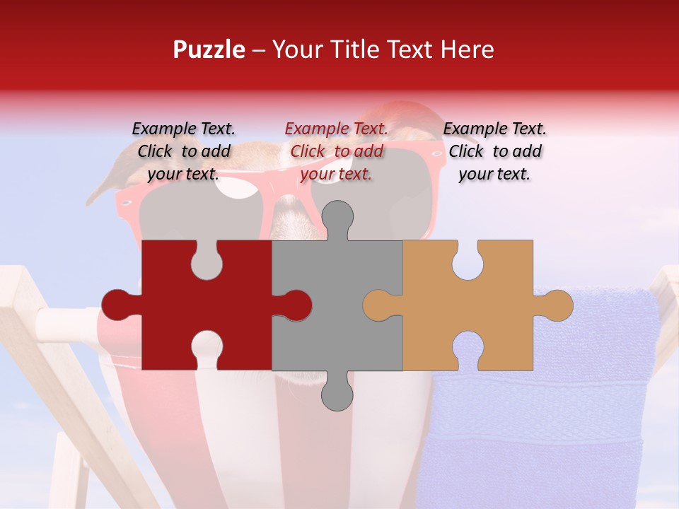 Summertime Tropical Back PowerPoint Template