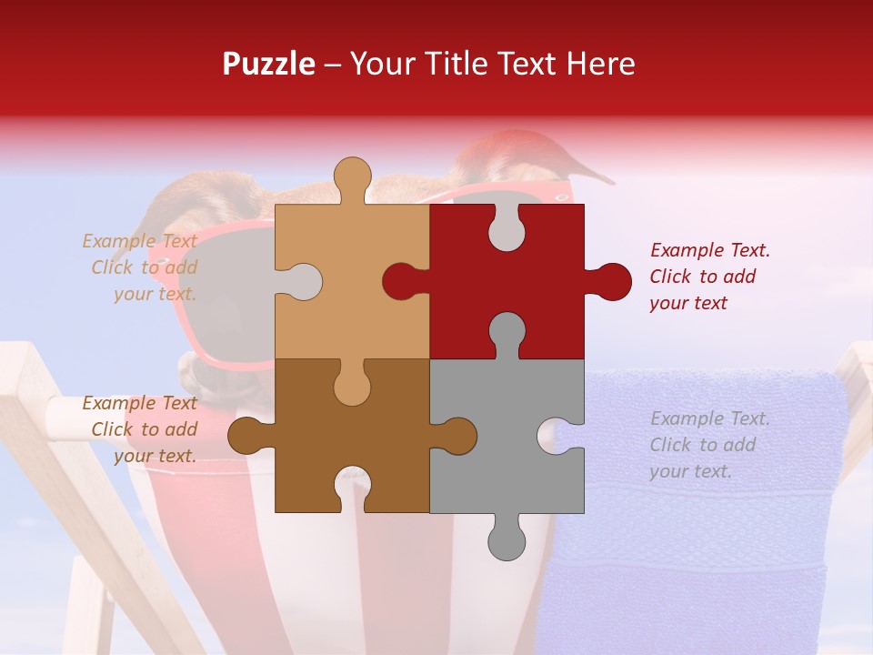 Summertime Tropical Back PowerPoint Template