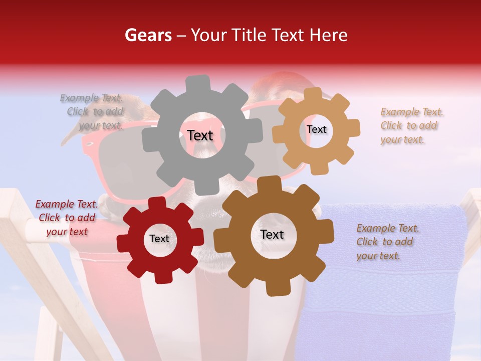 Summertime Tropical Back PowerPoint Template