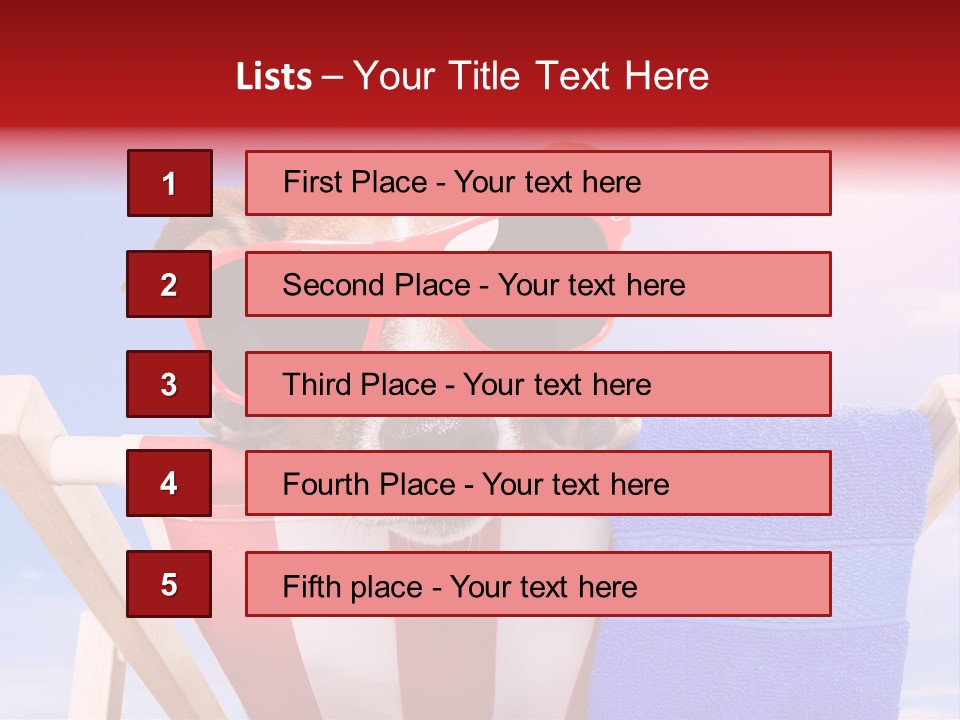 Summertime Tropical Back PowerPoint Template