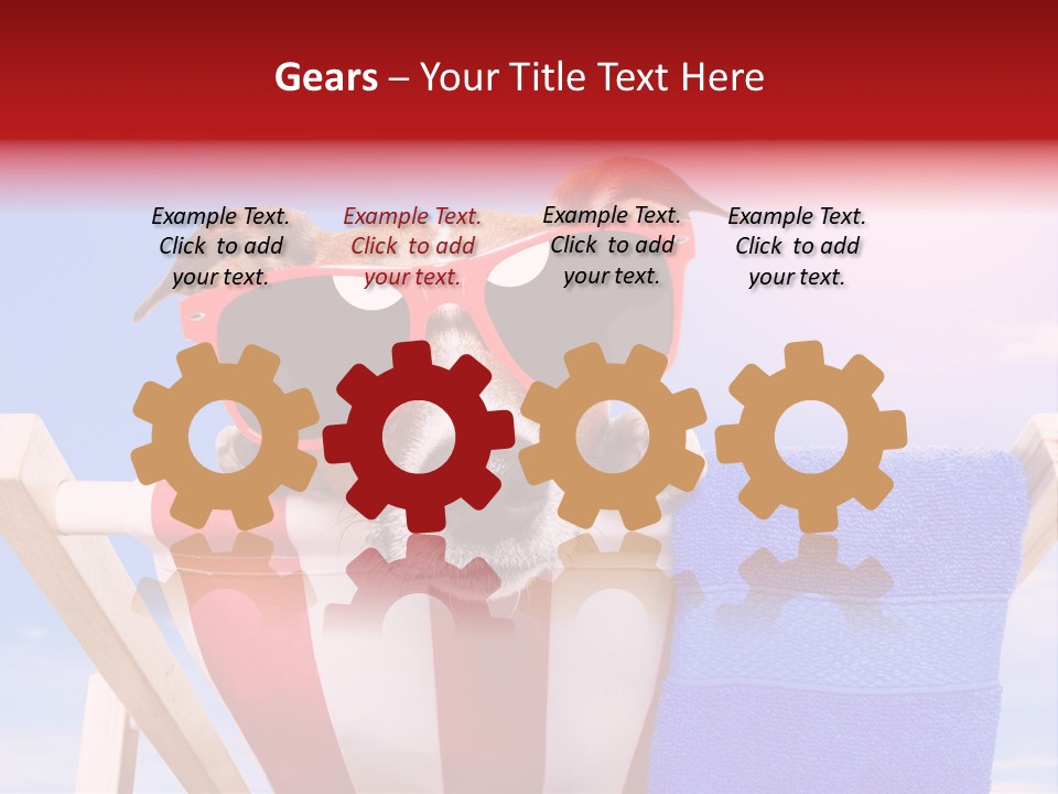 Summertime Tropical Back PowerPoint Template