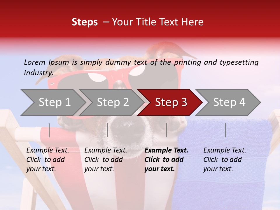 Summertime Tropical Back PowerPoint Template