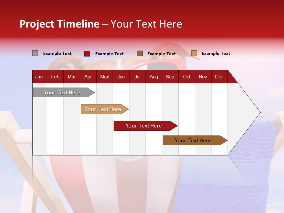 Summertime Tropical Back PowerPoint Template