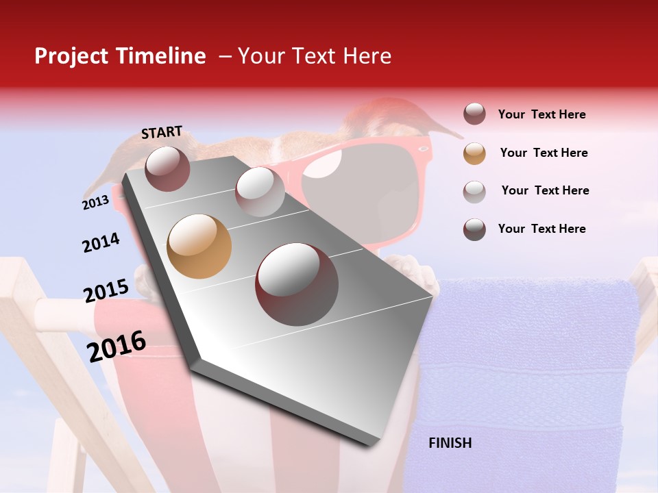 Summertime Tropical Back PowerPoint Template