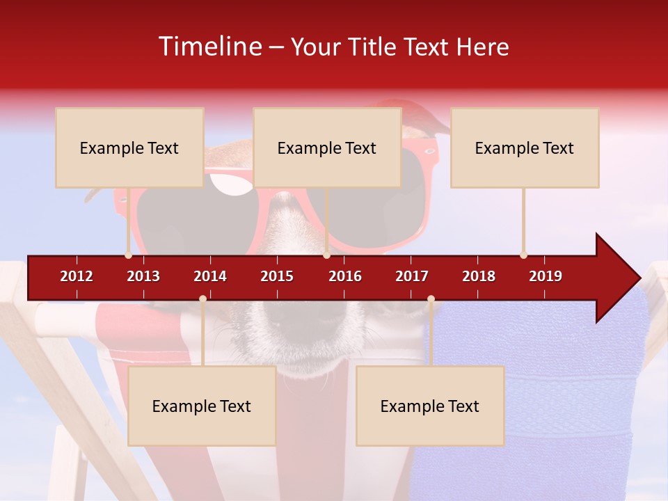 Summertime Tropical Back PowerPoint Template