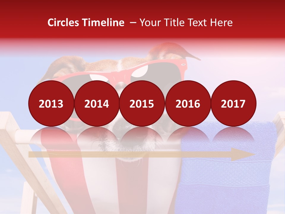 Summertime Tropical Back PowerPoint Template