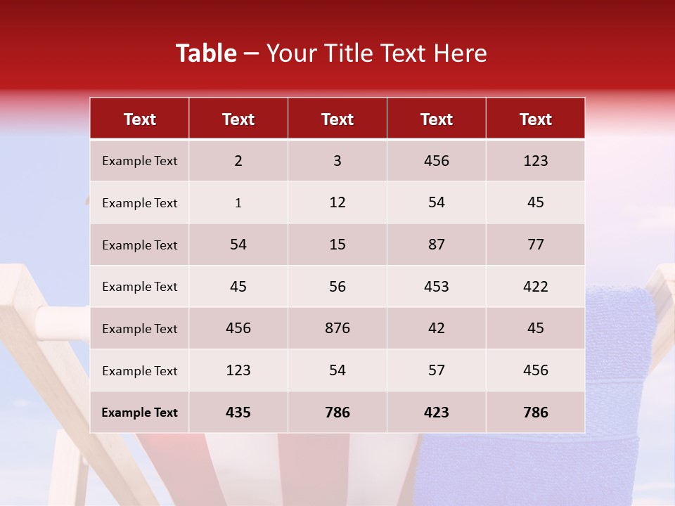 Summertime Tropical Back PowerPoint Template