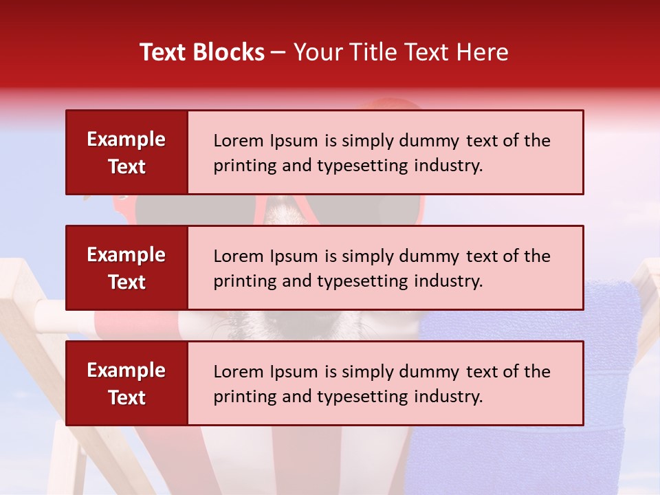 Summertime Tropical Back PowerPoint Template