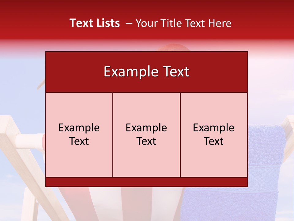 Summertime Tropical Back PowerPoint Template