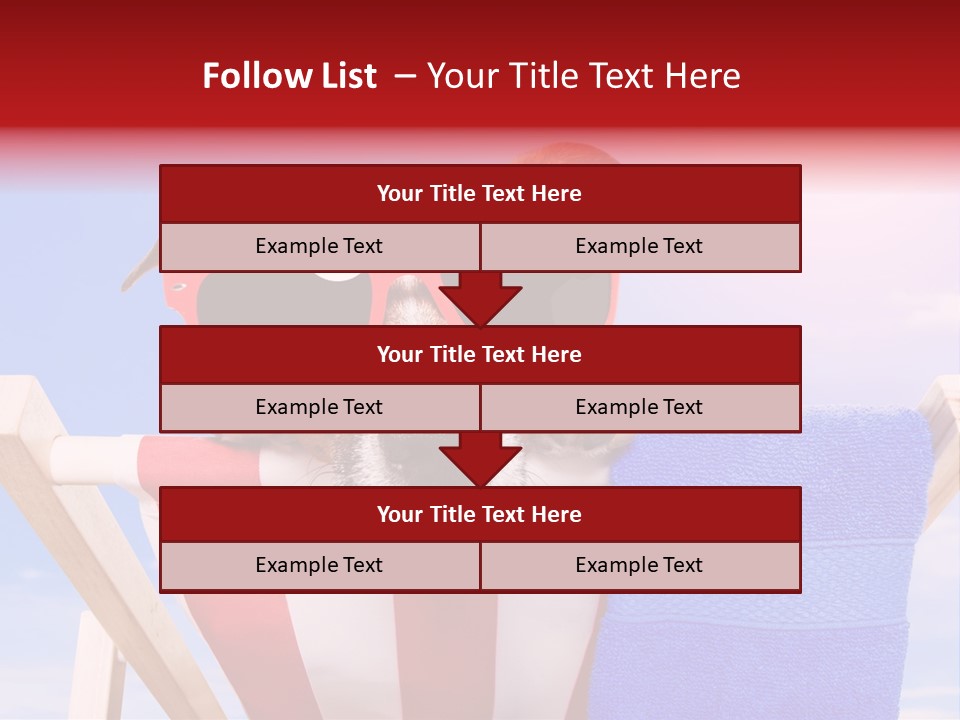 Summertime Tropical Back PowerPoint Template
