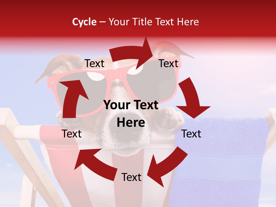 Summertime Tropical Back PowerPoint Template