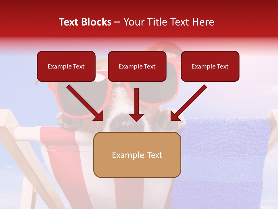 Summertime Tropical Back PowerPoint Template