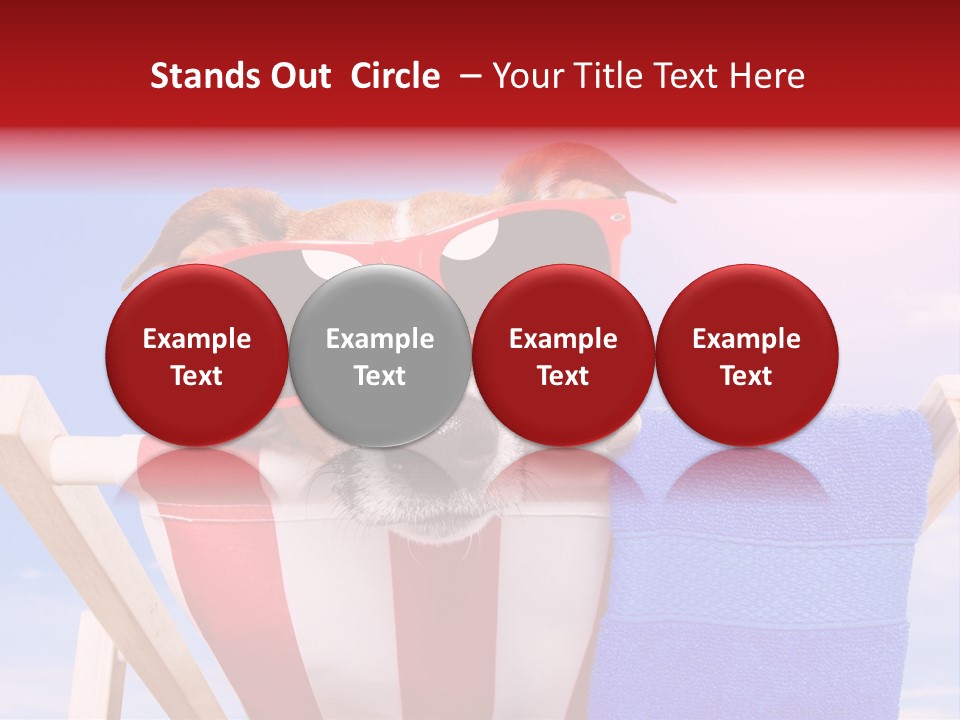 Summertime Tropical Back PowerPoint Template