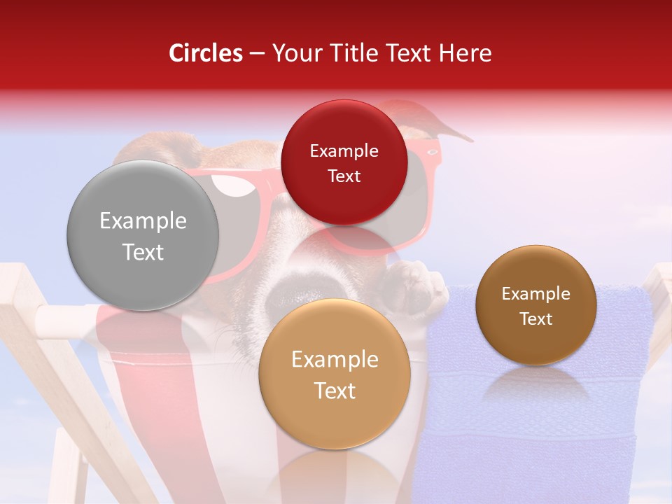 Summertime Tropical Back PowerPoint Template