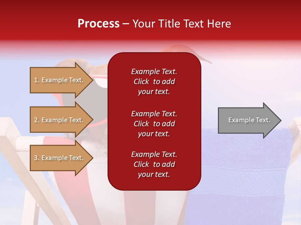 Summertime Tropical Back PowerPoint Template