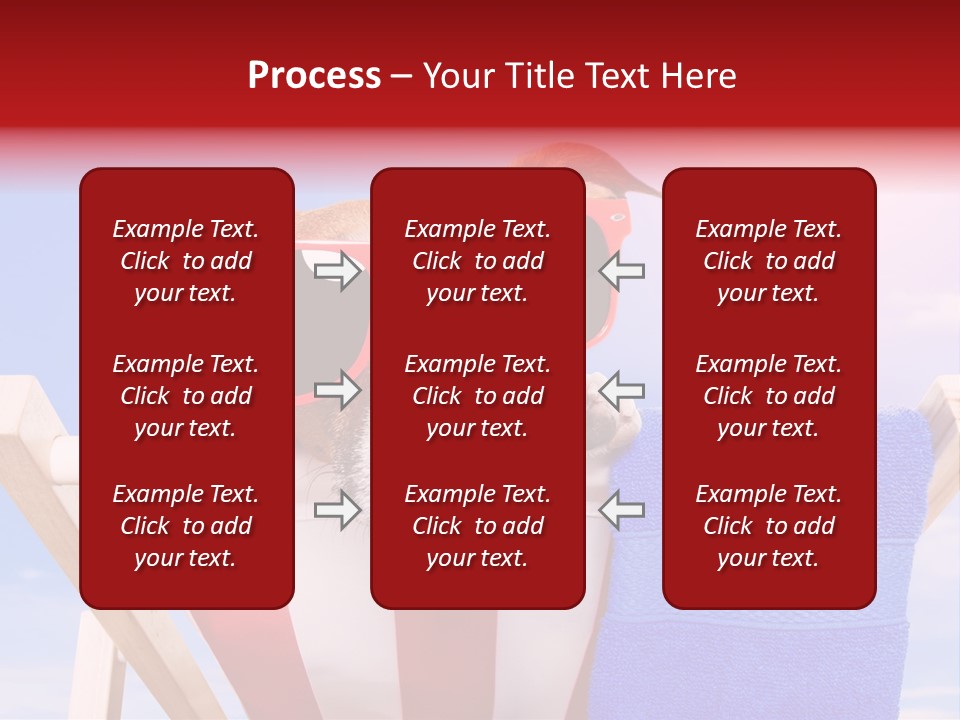 Summertime Tropical Back PowerPoint Template