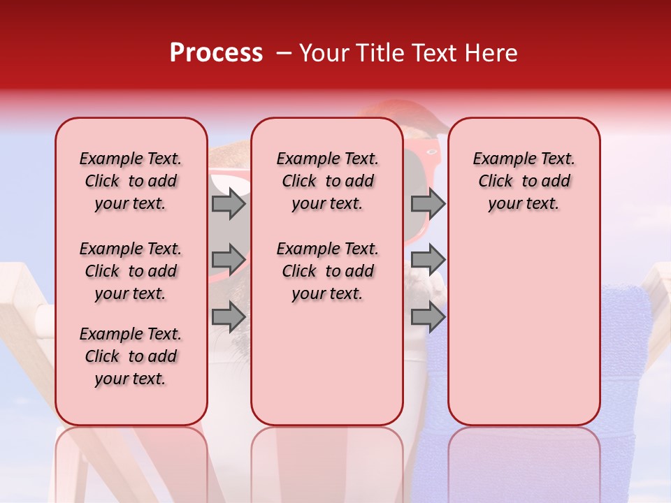 Summertime Tropical Back PowerPoint Template