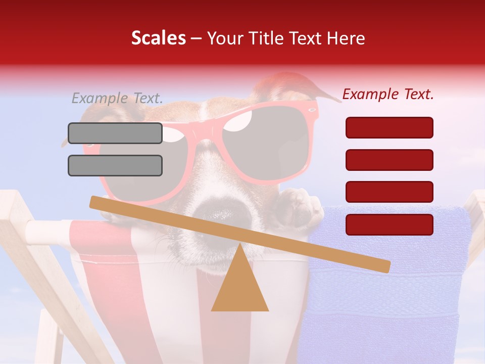 Summertime Tropical Back PowerPoint Template