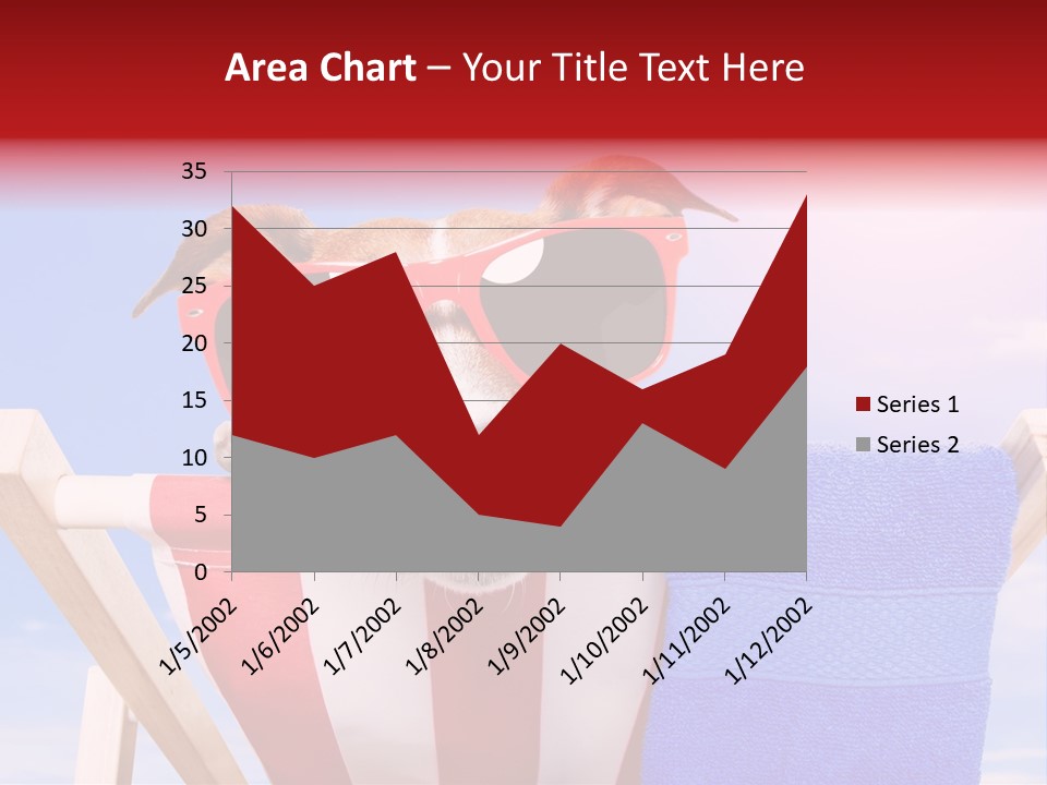 Summertime Tropical Back PowerPoint Template