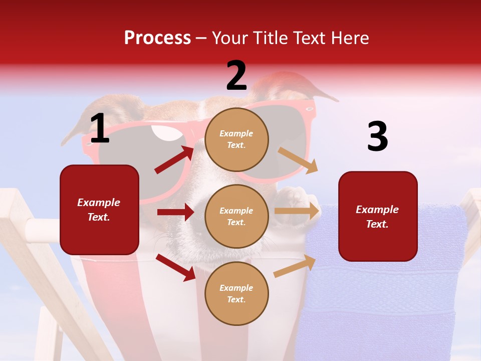 Summertime Tropical Back PowerPoint Template