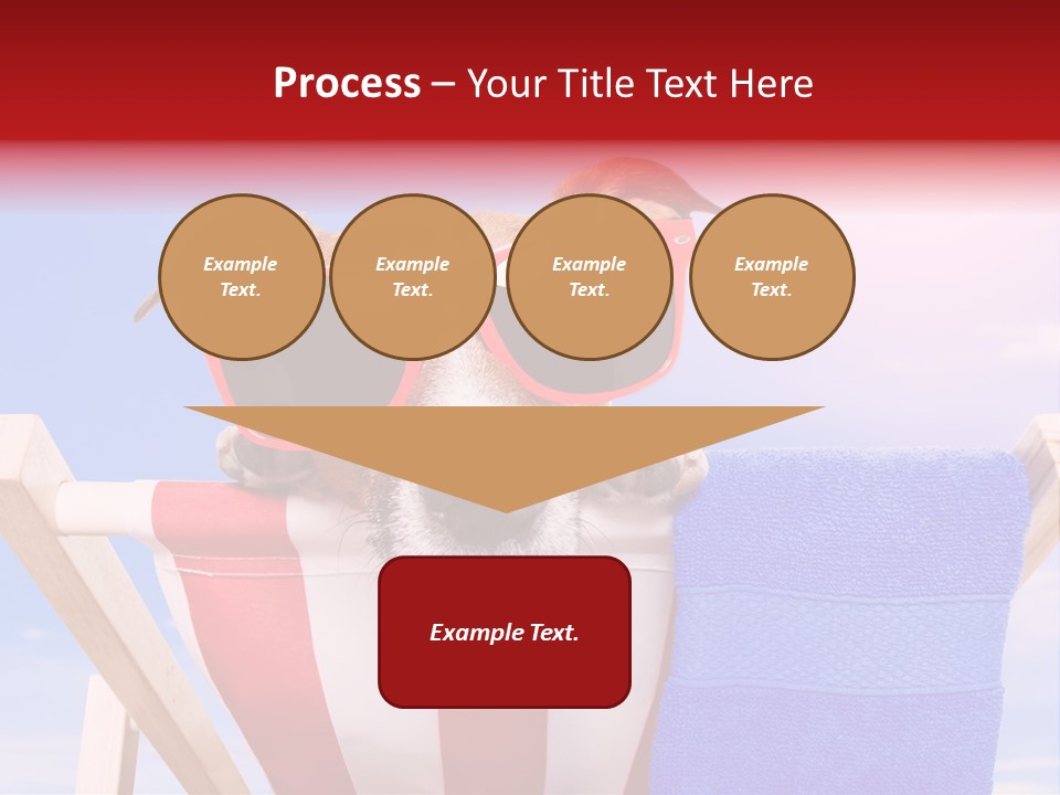 Summertime Tropical Back PowerPoint Template