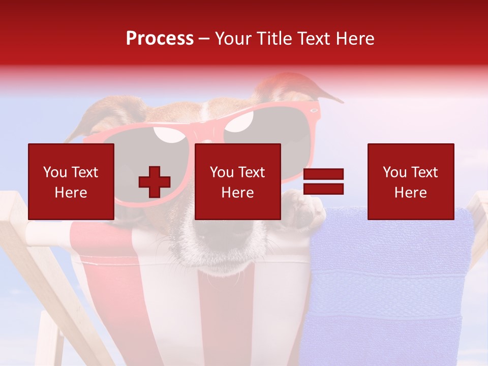 Summertime Tropical Back PowerPoint Template