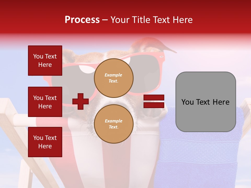 Summertime Tropical Back PowerPoint Template