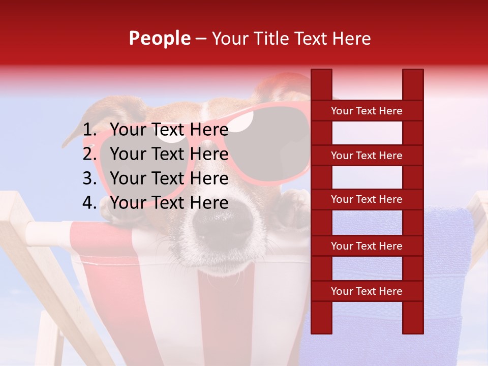 Summertime Tropical Back PowerPoint Template