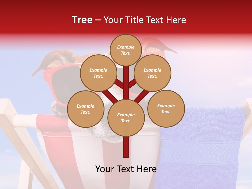 Summertime Tropical Back PowerPoint Template