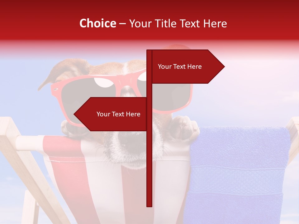 Summertime Tropical Back PowerPoint Template