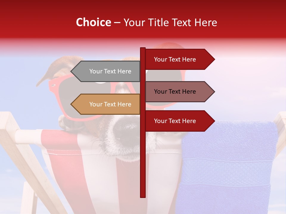 Summertime Tropical Back PowerPoint Template