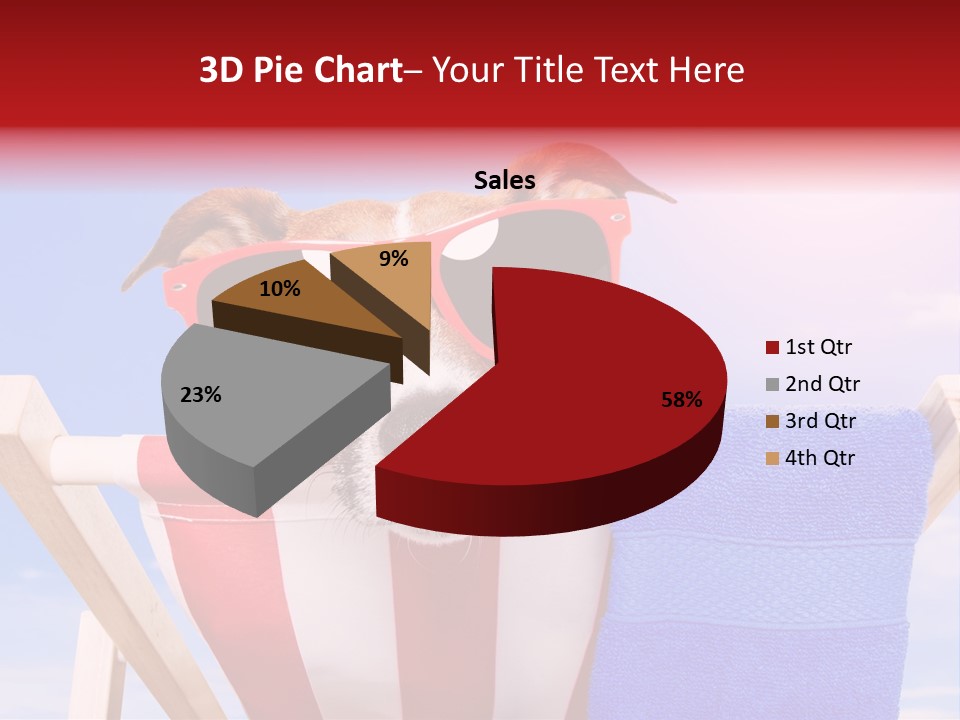 Summertime Tropical Back PowerPoint Template