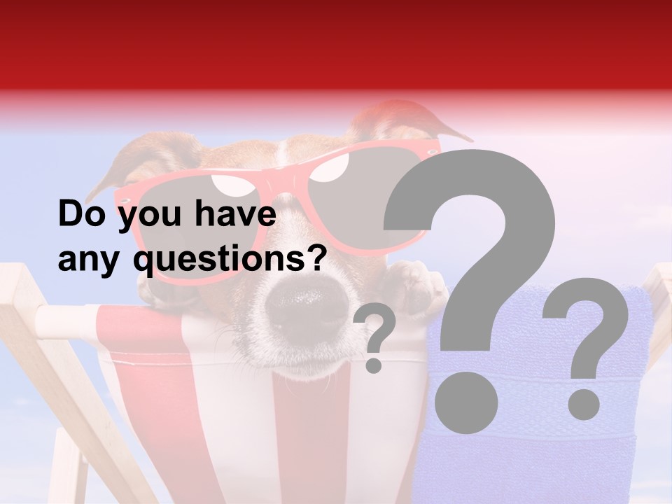 Summertime Tropical Back PowerPoint Template