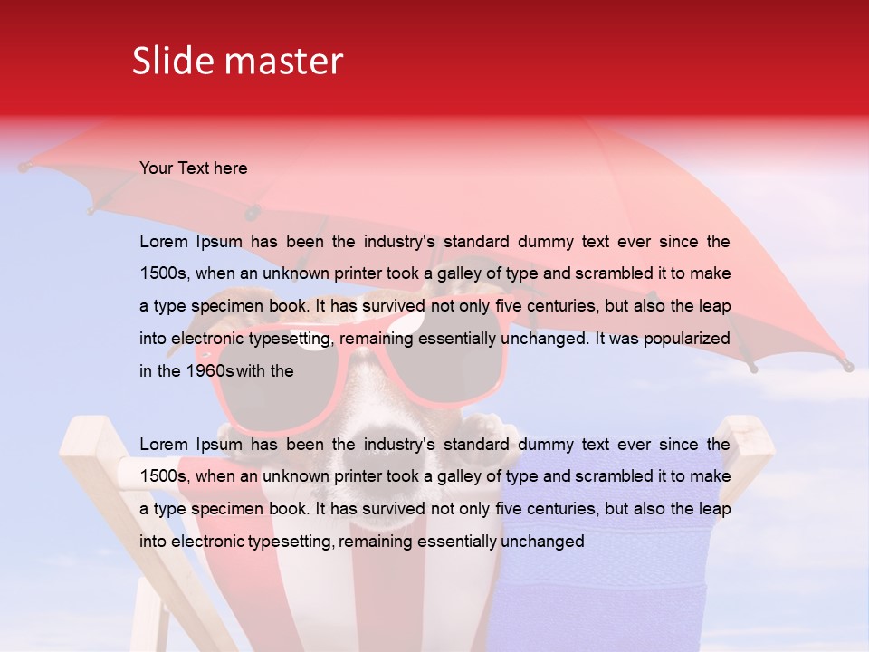 Shade Humor Funny PowerPoint Template