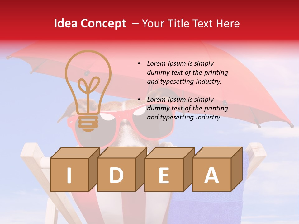 Shade Humor Funny PowerPoint Template