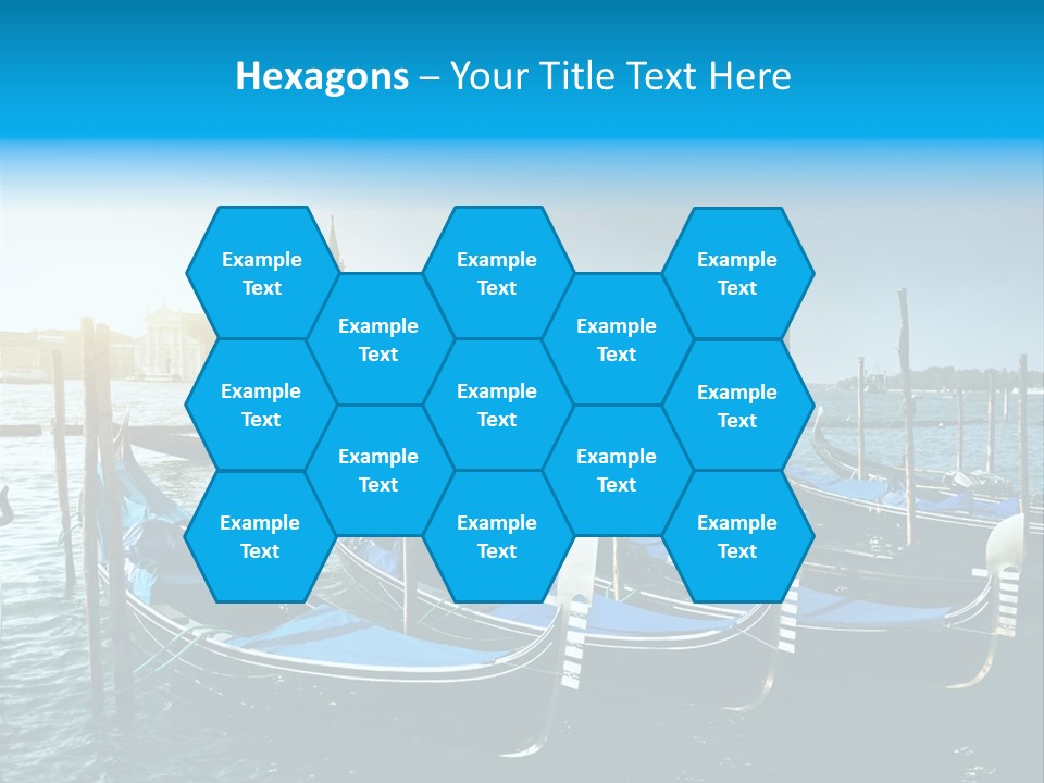 Blue Venetian Water PowerPoint Template