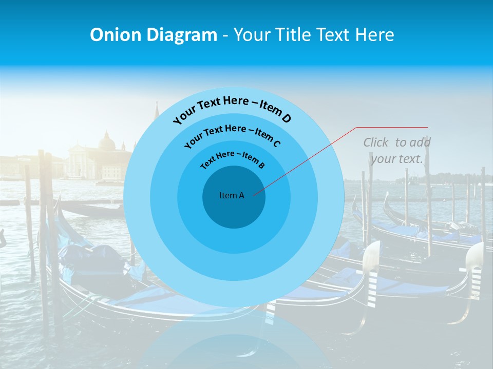 Blue Venetian Water PowerPoint Template